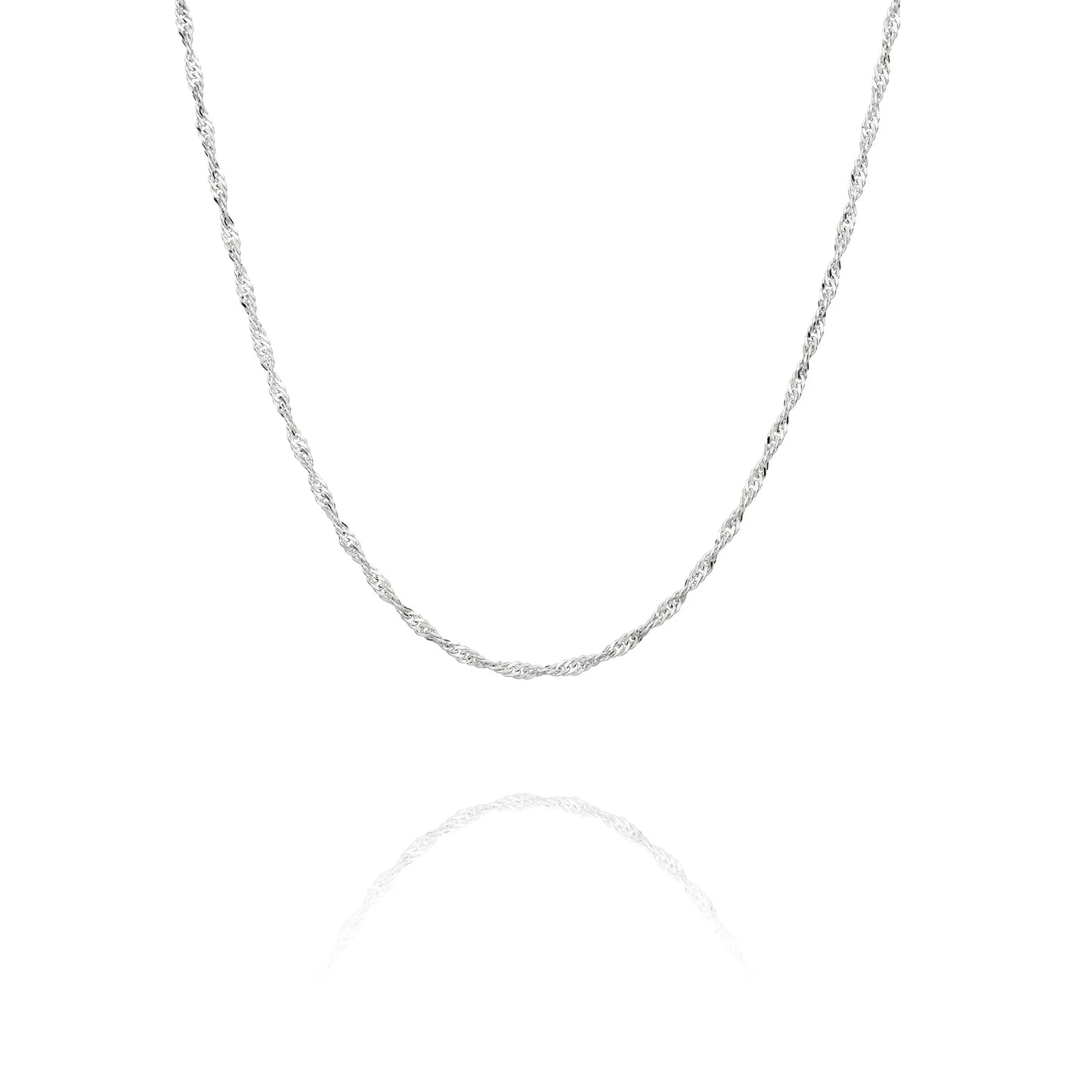 Singapore Chain-Silver 18"