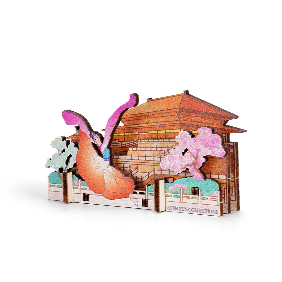 Water Sleeves Wooden Magnet