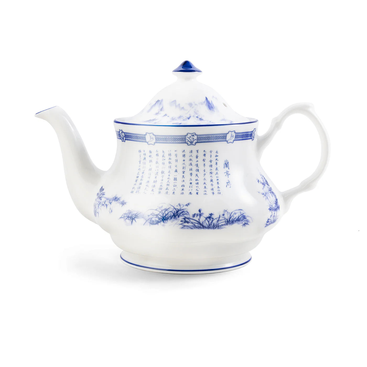 Poets of the Orchid Pavilion Teapot - 1000ml