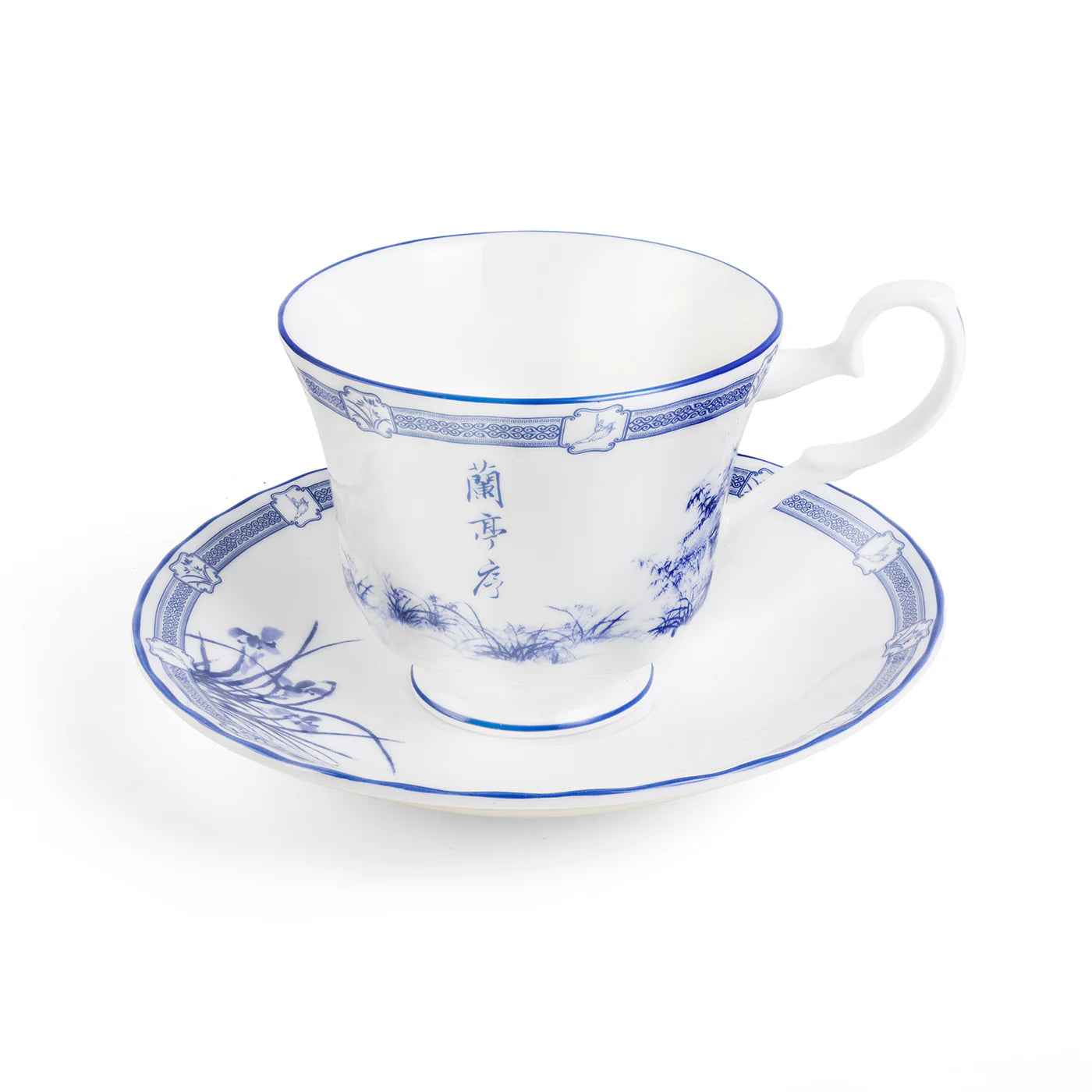 Poets of the Orchid Pavilion Teacup & Saucer Set