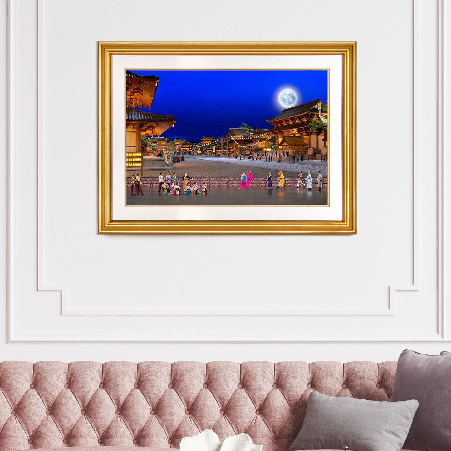 Visiting the Moon Palace Premium Giclée Print Gold Life Style | Shen Yun Collections