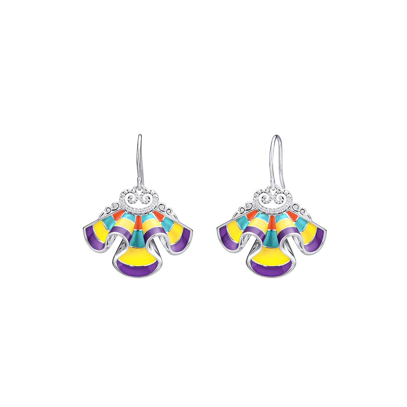 The Elegance of the Yi Earrings Yellow