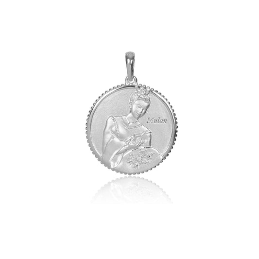 The Legendary Mulan Charm Silver 16mm