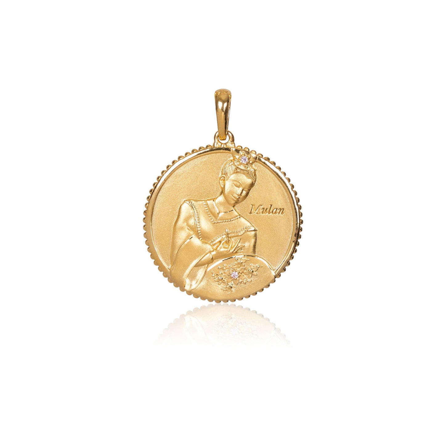 The Legendary Mulan Charm Gold 16mm