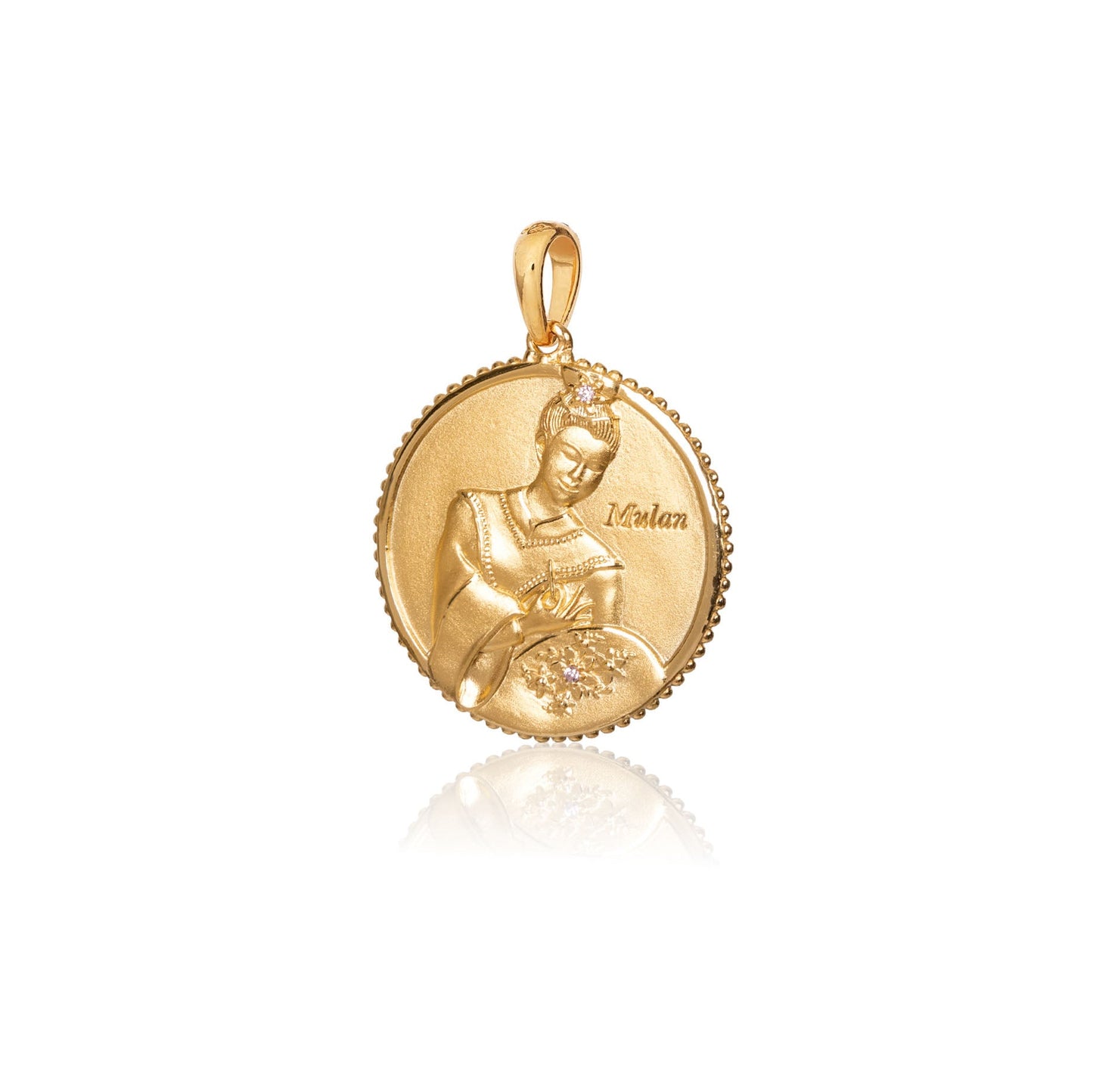 The Legendary Mulan Charm Gold 16mm