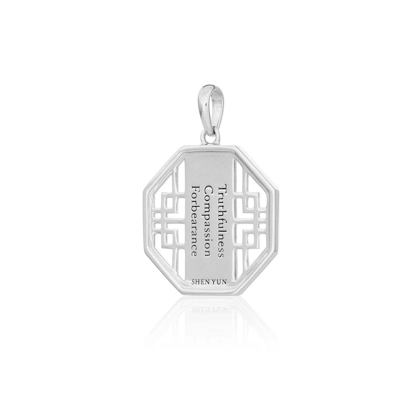 Zhen Shan Ren Wondrous Bliss Charm Silver 16mm