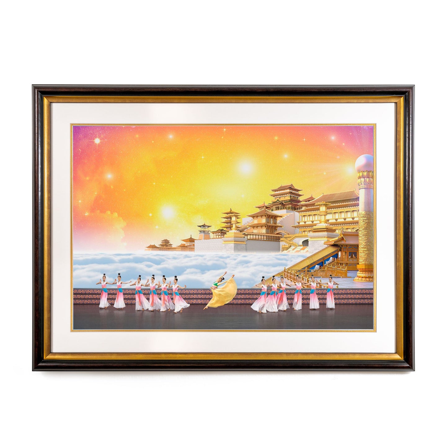 A Heavenly Scene Premium Giclée Print Wood | Shen Yun Collections 