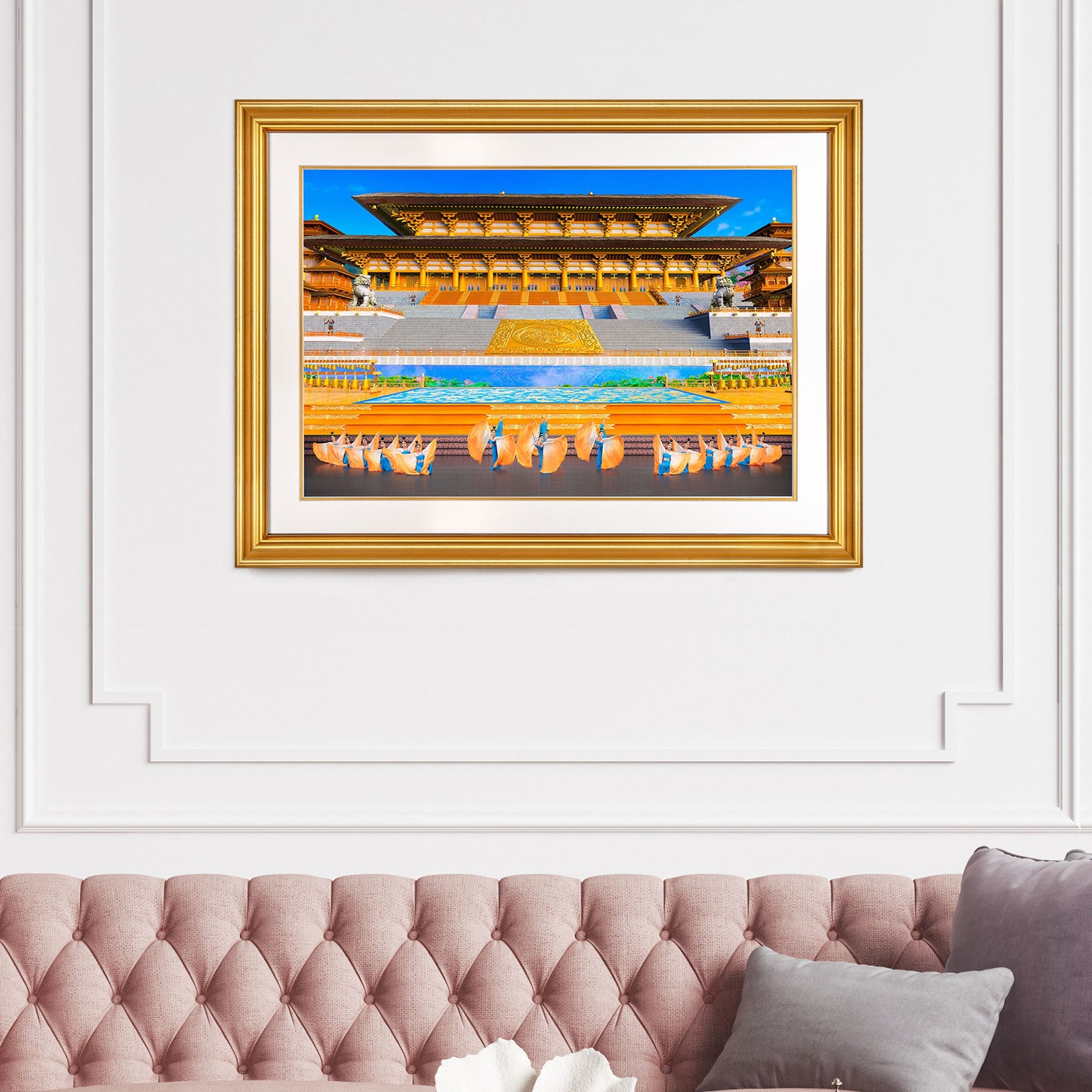 Elegance of a Majestic Era Premium Giclée Print Gold Life Style | Shen Yun Collections 