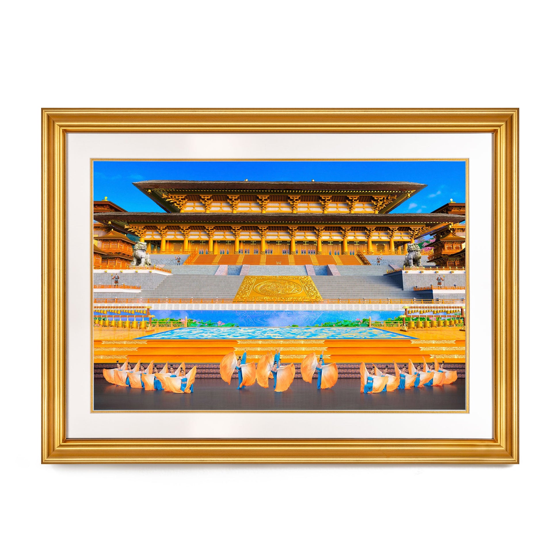 Elegance of a Majestic Era Premium Giclée Print Gold | Shen Yun Collections 