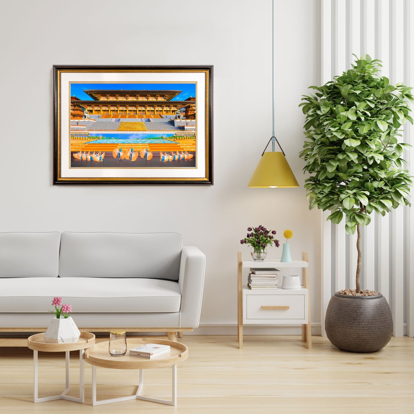 Elegance of a Majestic Era Premium Giclée Print Wood Life Style | Shen Yun Collections 