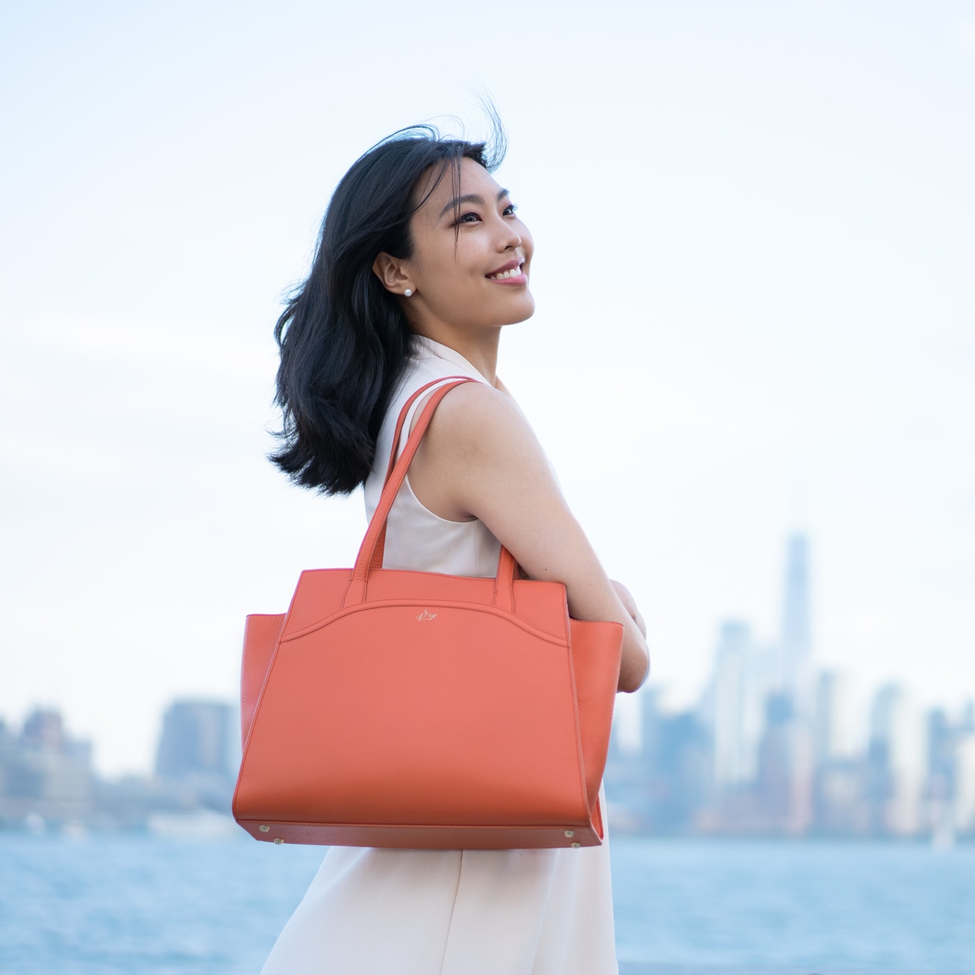 Tang Dynasty Grace Tote - Canyon Orange - Lifestyle | Shen Yun Shop