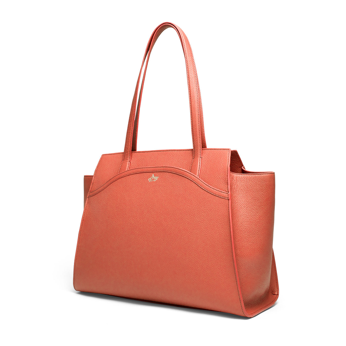 Tang Dynasty Grace Tote Bag - Canyon-Orange - Side View  | Shen Yun Shop 