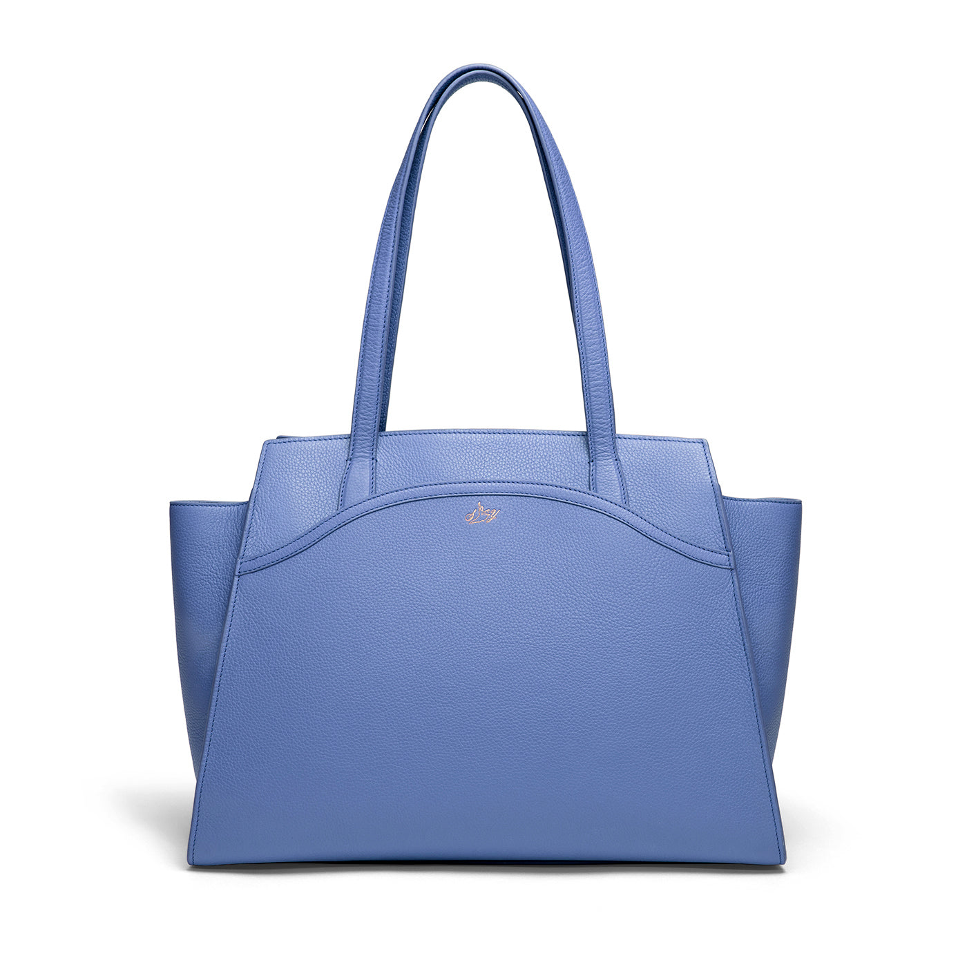 Tang Dynasty Grace Tote Bag - Cornflower - Blue - Front View  | Shen Yun Shop