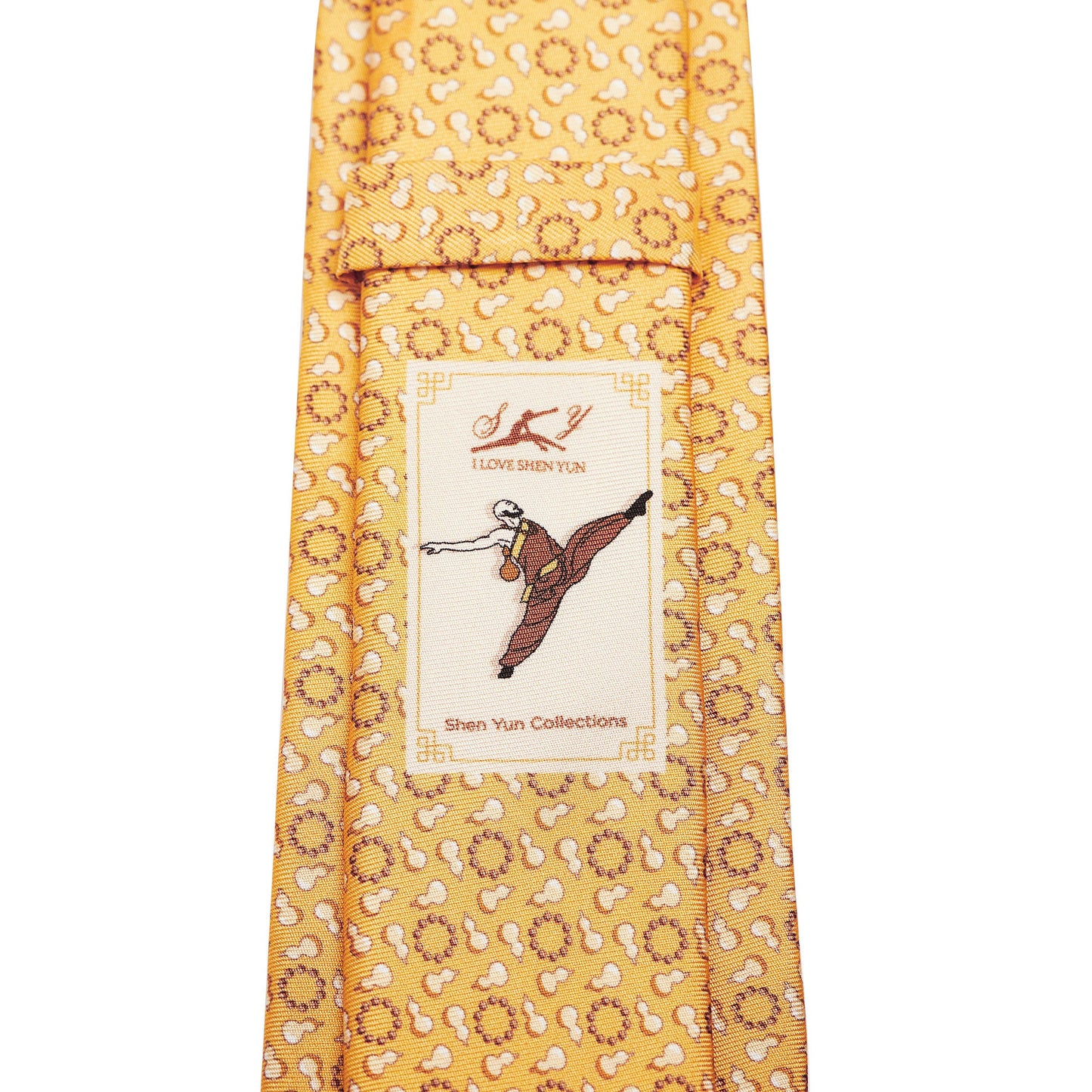 The Heroic Lu Zhishen Tie Gold Back View | Shen Yun Collections