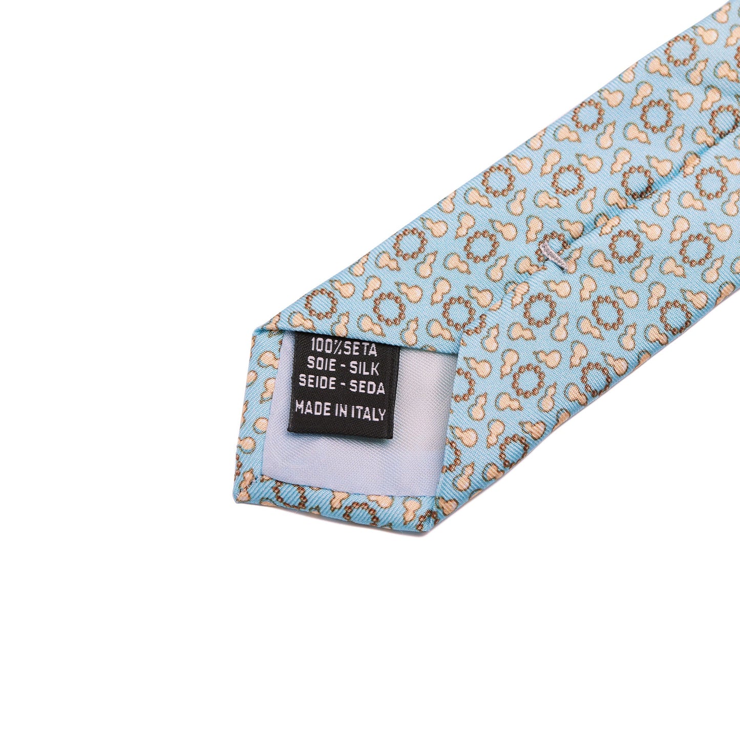 The Heroic Lu Zhishen Tie Light Blue Corner View | Shen Yun Collections