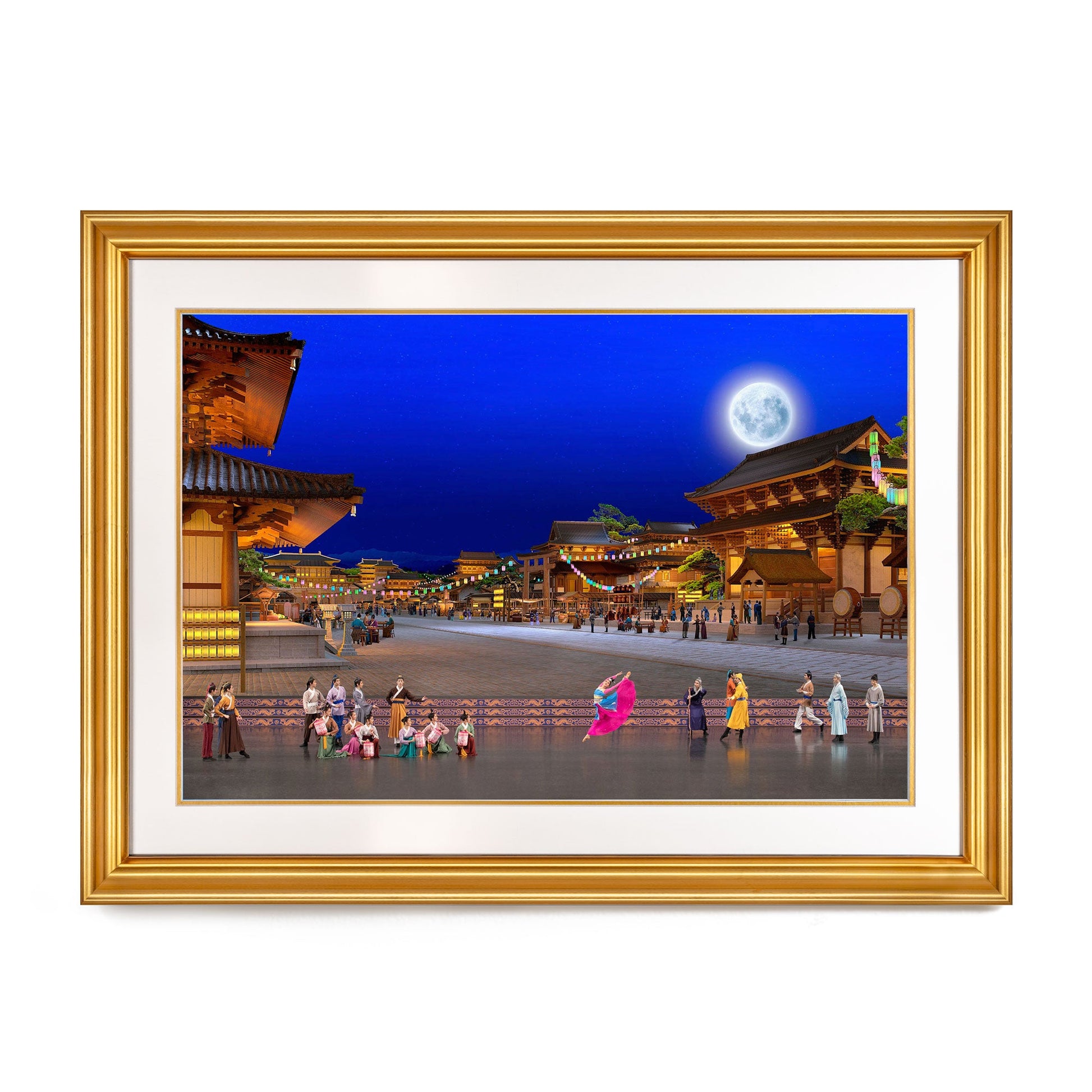 Visiting the Moon Palace Premium Giclée Print  Gold | Shen Yun Collections 